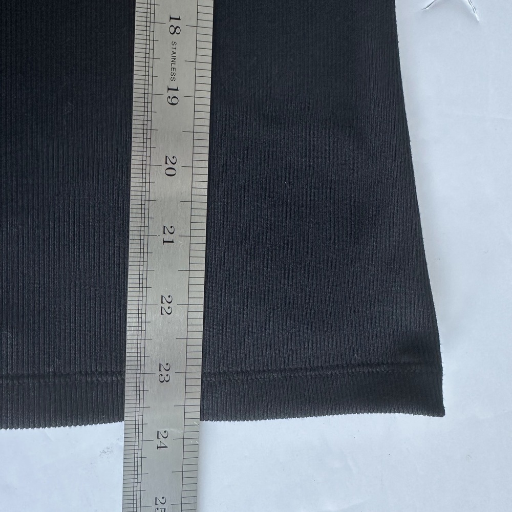 NWT Abercrombie & Fitch Minimalist‎ Black Fitted Slash Button-Through Tank Top L - Picture 8 of 9